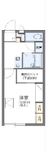 レオパレスダイナ・105号室の間取り