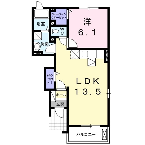 ディア フォレスト Ⅱの間取り