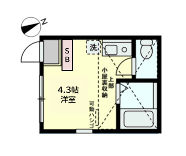 衣笠アーネストラザフォードの間取り