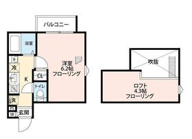 グランクオール都立家政・301号室の間取り