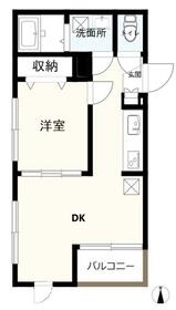 ロータス平和島Ｅａｓｔ・301号室の間取り