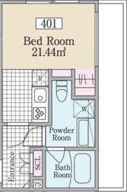 ＲｅｖｅＲｅｓｉｄｅｎｃｅ市ヶ谷・401号室の間取り