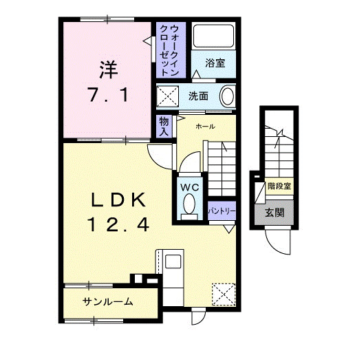 キイライシャンの間取り