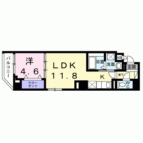 ＨＡＲＭＯＮＩＡ（ハルモニア）・03010号室の間取り