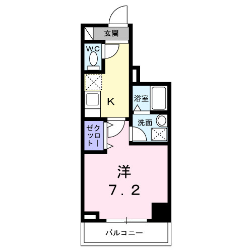 クレヴァンス　西巣鴨・01010号室の間取り