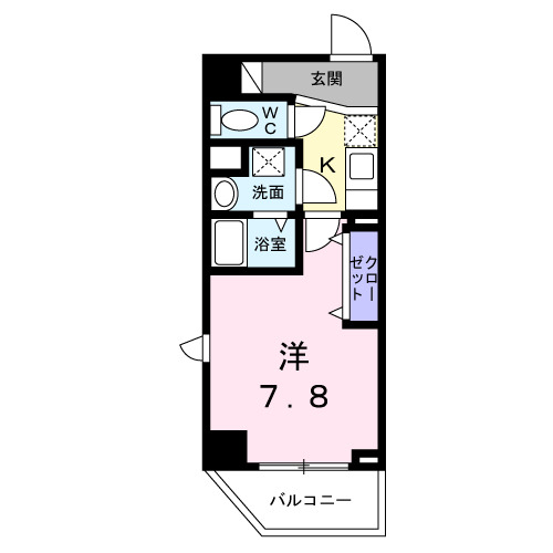 クレヴァンス　西巣鴨・02030号室の間取り