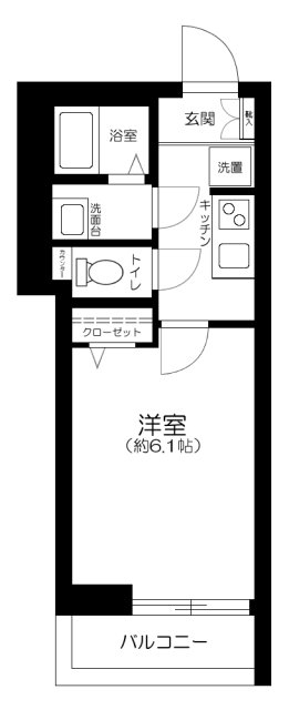 ＺＥＲＤＩＡ草加・104号室の間取り