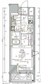 ディアレイシャス西武柳沢・703号室の間取り