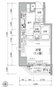 アイルカナーレ深川・201号室の間取り