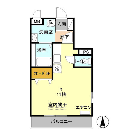 Biz STAY 古河の間取り