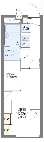 レオパレスMOMOの間取り