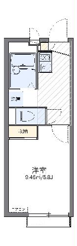 レオパレスパークソフィア　桜・207号室の間取り