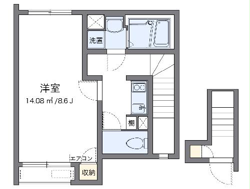 クレイノマンダリーナの間取り
