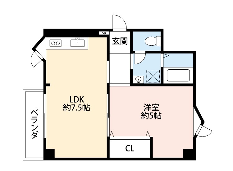 ソアススエヒロの間取り