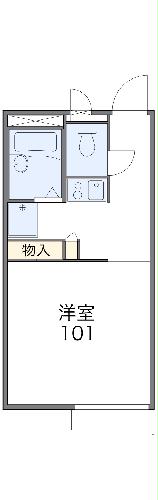 レオパレス前川2の間取り