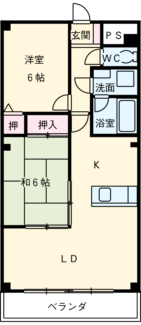 K’sマンション大門の間取り