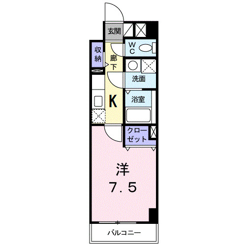 Ｌｏｎｇ　ＨｏｕｓｅⅡ・03050号室の間取り