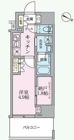 ＡＲＫＭＡＲＫ成増・0602号室の間取り