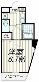 ステーションコーポ平和島・404号室の間取り