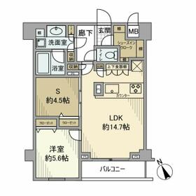 エルデンシア阿佐ヶ谷プラチナムの間取り