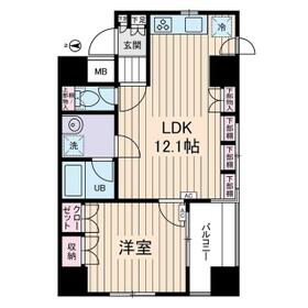 アムス馬喰町・0605号室の間取り
