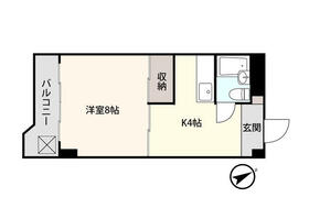 アシスト各務原マンション・203号室の間取り