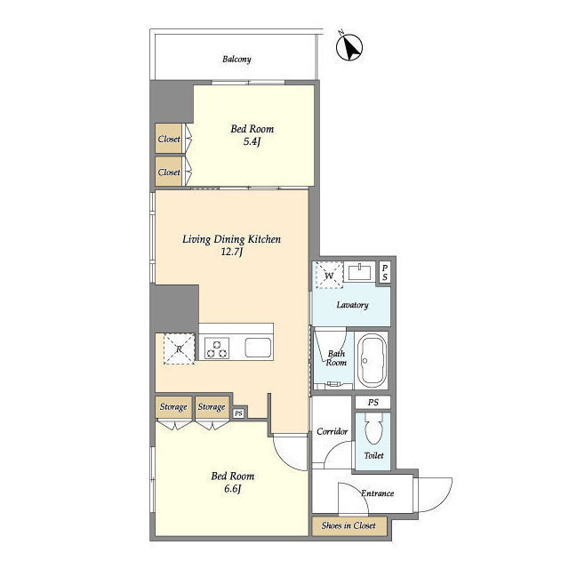 Nifit日本橋横山町の間取り
