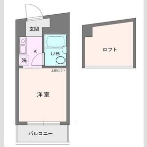 プラザ210YANOKUCHI・109号室の間取り