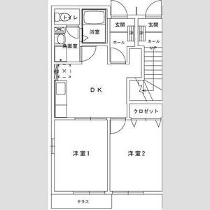 エトワールⅠ・104号室の間取り