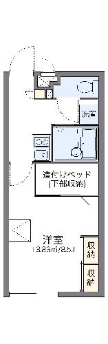 レオパレス絣・207号室の間取り