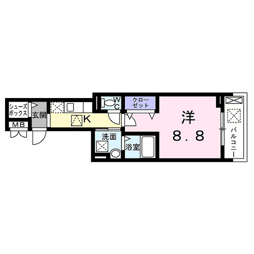 プロムナード神野Ⅴの間取り