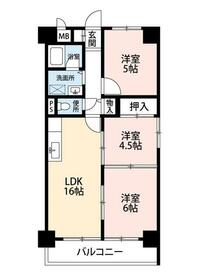 シティプラザ浜松の間取り