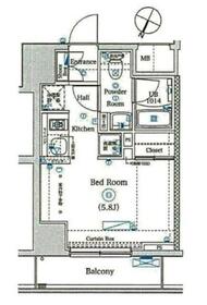 ＳＨＯＫＥＮ　Ｒｅｓｉｄｅｎｃｅ　横浜伊勢佐木町・202号室の間取り