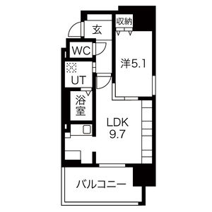 ルシェット白川公園の間取り