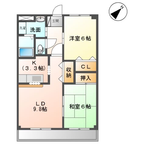 リバーホーム桜作の間取り