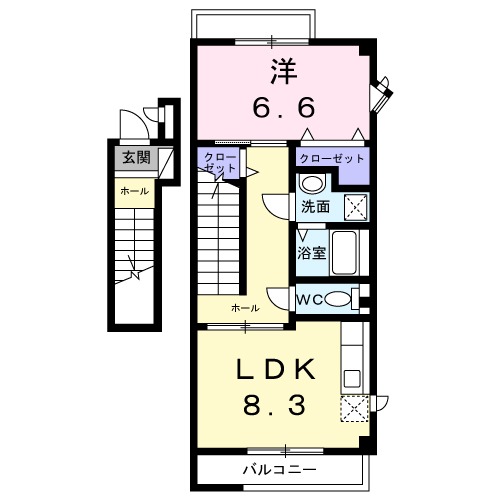 ハイステージKMMの間取り