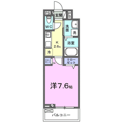 ラフレシール・03020号室の間取り