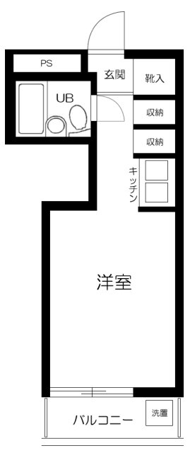 エトワール南荻窪・102号室の間取り
