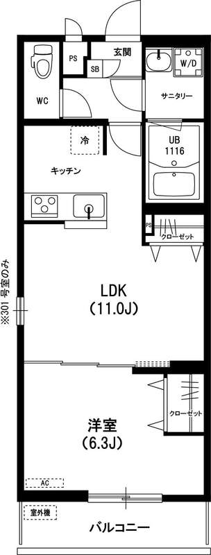 リブリ・クラージュの間取り