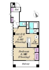 ハレアカラ東池袋の間取り