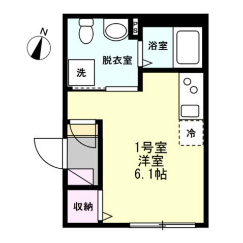 Felice吉野町・301号室の間取り