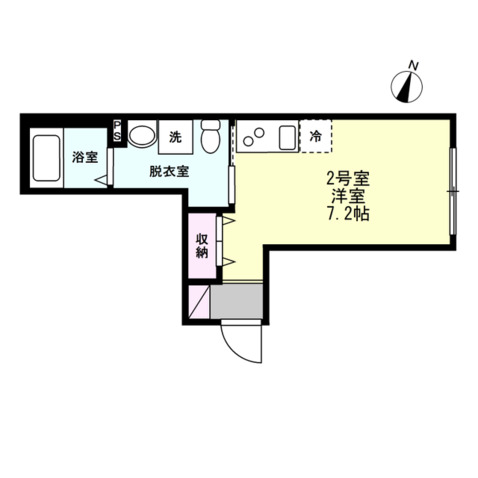 Felice吉野町・102号室の間取り