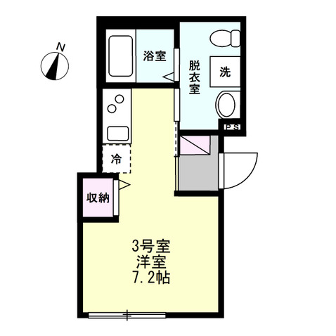 Felice吉野町・103号室の間取り