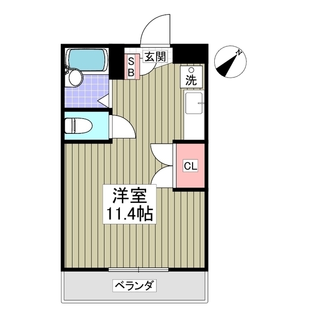 フェリオ毛呂山の間取り