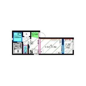 ＡＩＯＩ　Ｌｉｎｋ（アイオイリンク）・301号室の間取り