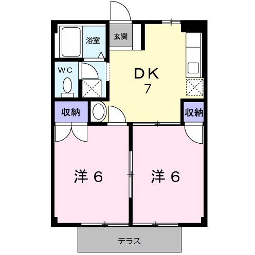 ニューシティ城南の間取り