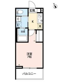 ｒｏｂｏｔ　ｈｏｍｅ　小手指Ⅱ・202号室の間取り
