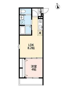 ｒｏｂｏｔ　ｈｏｍｅ　馬橋・105号室の間取り