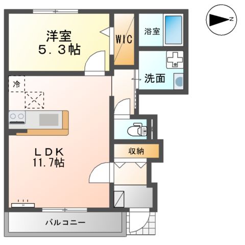 ドエル・アイリスの間取り