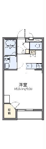 レオパレスプロスペラー新の間取り
